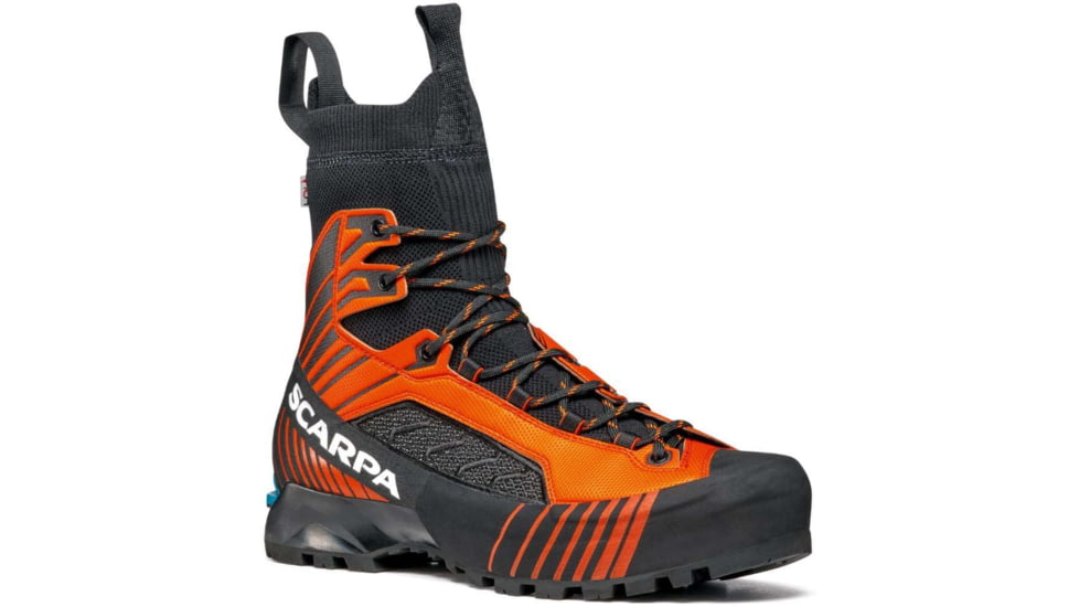 Scarpa Ribelle Tech 2.0 HD Mountaineering Shoes, Black/Orange, 42, 71073/250-BlkOrg-42
