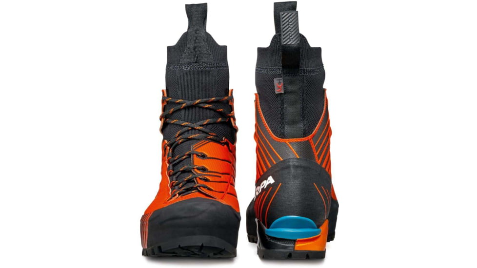 Scarpa Ribelle Tech 2.0 HD Mountaineering Shoes, Black/Orange, 42, 71073/250-BlkOrg-42