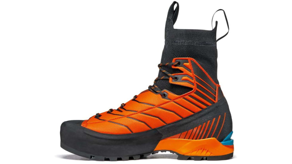 Scarpa Ribelle Tech 2.0 HD Mountaineering Shoes, Black/Orange, 42, 71073/250-BlkOrg-42