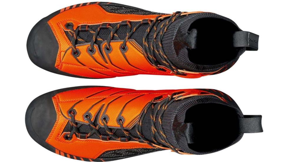 Scarpa Ribelle Tech 2.0 HD Mountaineering Shoes, Black/Orange, 42, 71073/250-BlkOrg-42