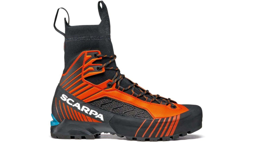 Scarpa Ribelle Tech 2.0 HD Mountaineering Shoes, Black/Orange, 42, 71073/250-BlkOrg-42