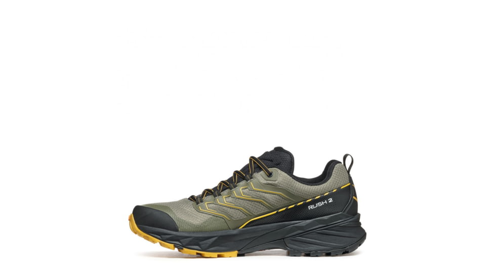 Scarpa Rush 2 GTX Trail Running Shoes - Mens, Moss/Sulphur, 42, 63131/200-MosSul-42