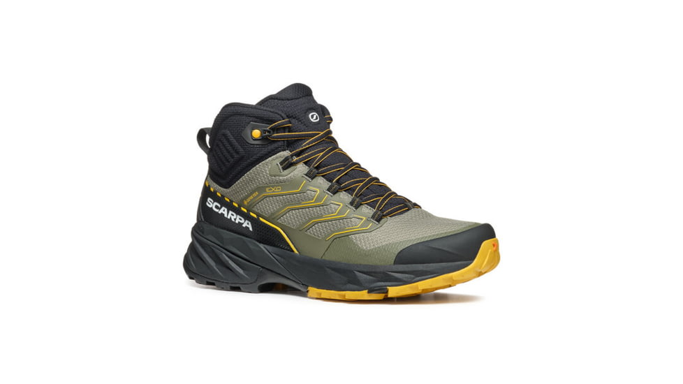 Scarpa Rush 2 Mid GTX Trailrunning Shoes - Mens, Moss/Sulphur, 44, 63132/200-MosSul-44