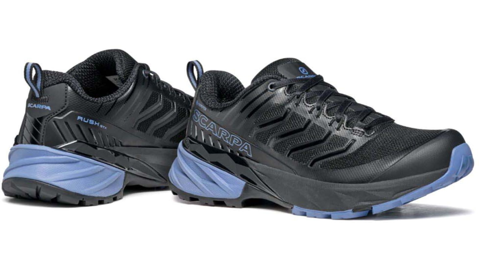 Scarpa Rush GTX Hiking Shoes - Women, Black/Provence, 41.5, 33080/202-BlkProv-41.5