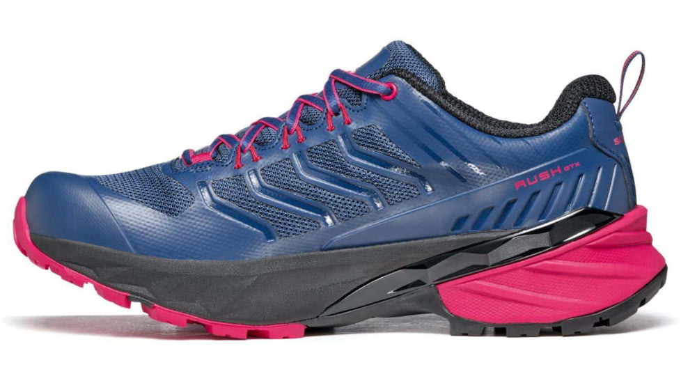Scarpa Rush GTX Hiking Shoes - Women, Blue/Fuxia, 37, 33080/202-BluFux-37