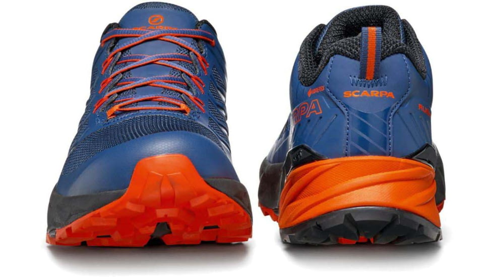 Scarpa Rush GTX Trailrunning Shoes - Mens, Blue/Fiesta, 43, 33080/200-BluFst-43