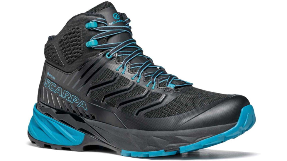 Scarpa Rush Mid GTX Hiking Shoes - Mens, Black/Ottanio, 42.5, 63130/200-BlkOtt-42.5