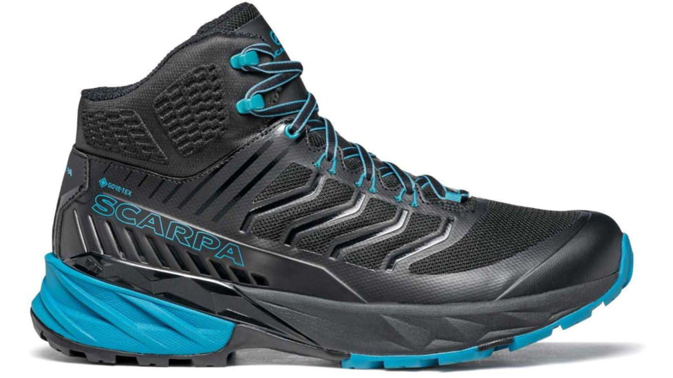 Scarpa Rush Mid GTX Hiking Shoes - Mens, Black/Ottanio, 42.5, 63130/200-BlkOtt-42.5