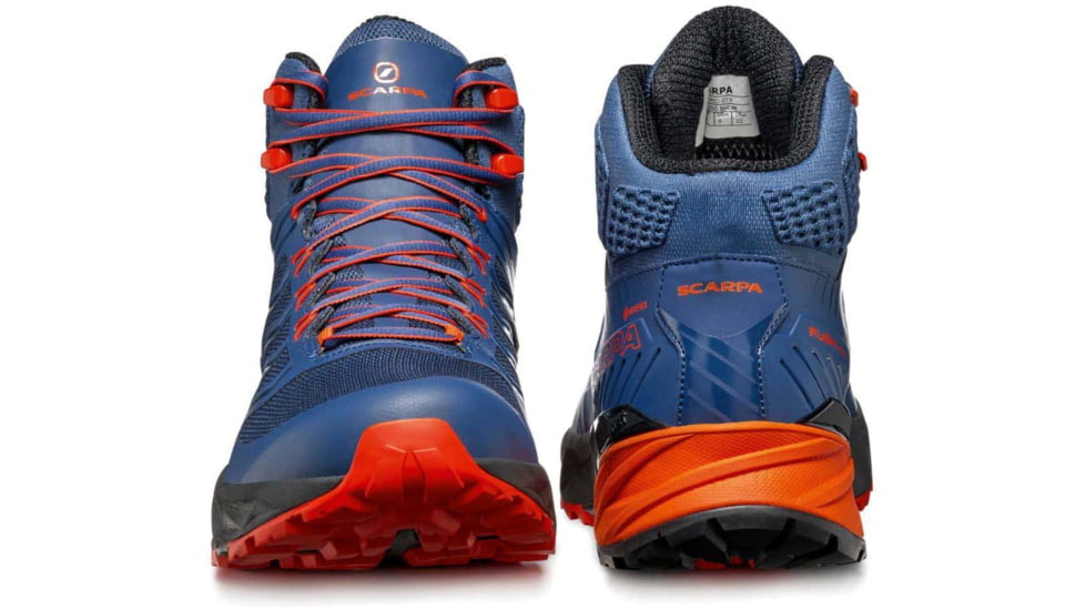 Scarpa Rush Mid GTX Hiking Shoes - Mens, Blue/Fiesta, 44, 63130/200-BluFst-44
