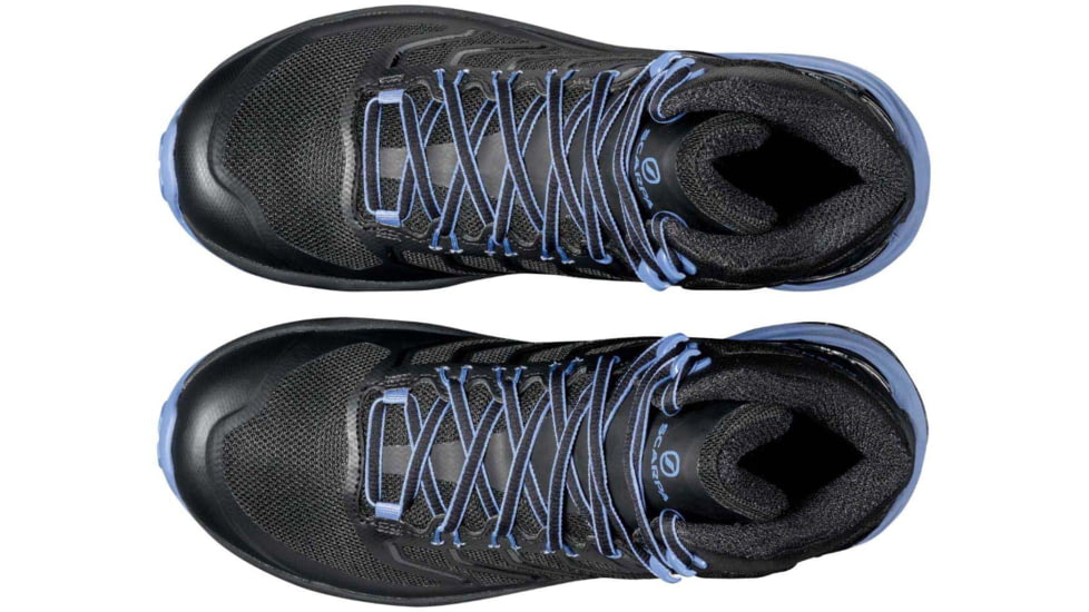 Scarpa Rush Mid GTX Hiking Shoes - Womens, Black/Provence, 39.5, 63130/202-BlkProv-39.5