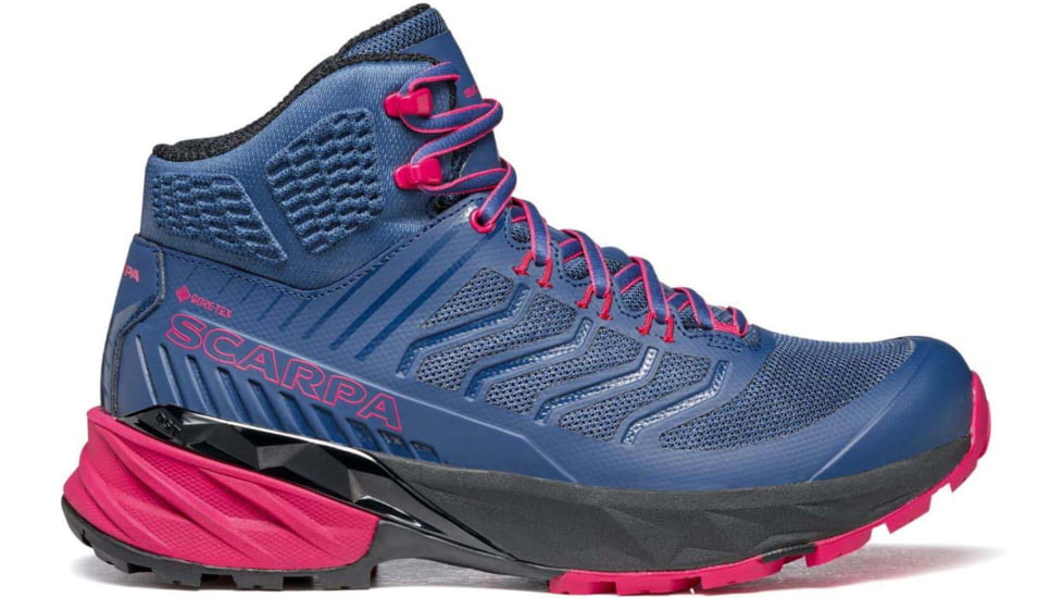 Scarpa Rush Mid GTX Hiking Shoes - Womens, Blue/Fuxia, 39.5, 63130/202-BluFux-39.5