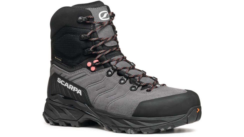 Scarpa Rush Polar GTX Shoes - Womens, Smoke/Coral, 39, 63138/202-SmkCor-39