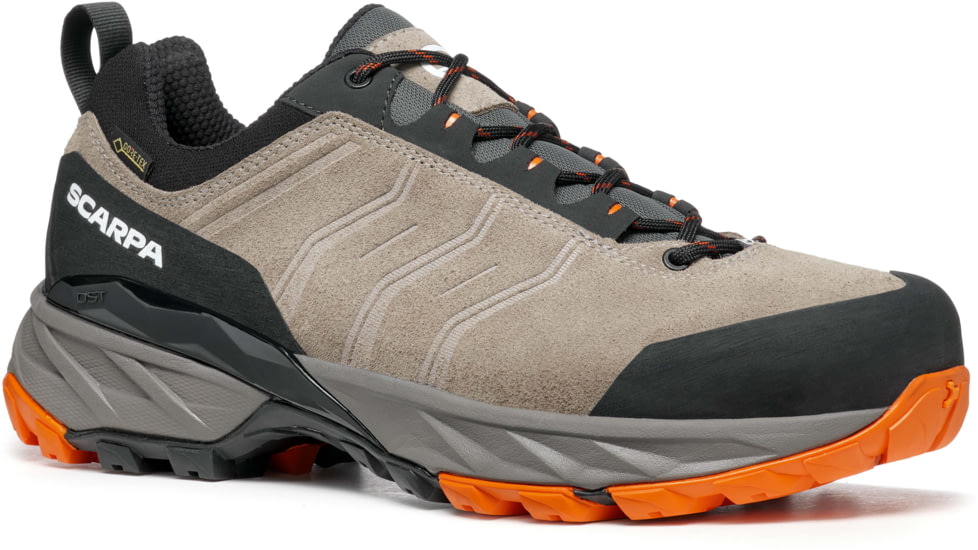 Scarpa Rush Trail GTX Shoes - Mens, Taupe/Mango, 42, 63142/200-TauMang-42