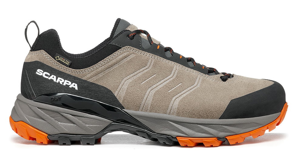 Scarpa Rush Trail GTX Shoes - Mens, Taupe/Mango, 42, 63142/200-TauMang-42