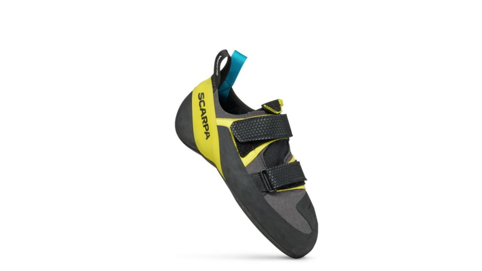 Scarpa Scarpa Arpia V Climbing Shoes - Mens, Shark/Yellow, 43.5, 70084/000-SrkYel-43.5