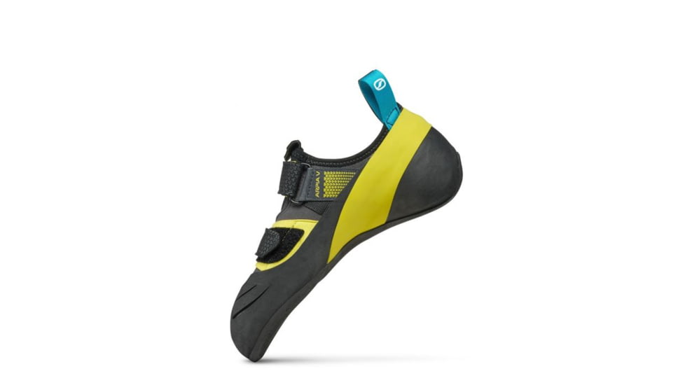 Scarpa Scarpa Arpia V Climbing Shoes - Mens, Shark/Yellow, 43.5, 70084/000-SrkYel-43.5