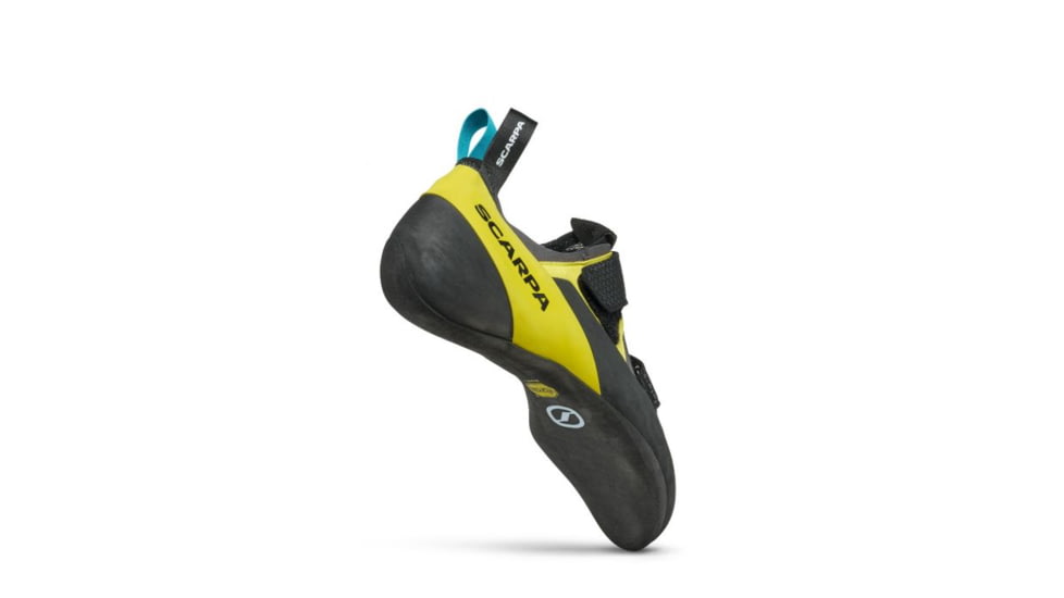 Scarpa Scarpa Arpia V Climbing Shoes - Mens, Shark/Yellow, 43.5, 70084/000-SrkYel-43.5