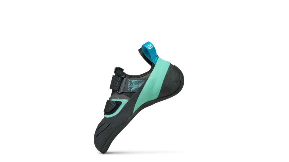 Scarpa Scarpa Arpia V LV Climbing Shoes - Womens, Shark/Aqua, 36.5, 70087/000-SrkAqua-36.5