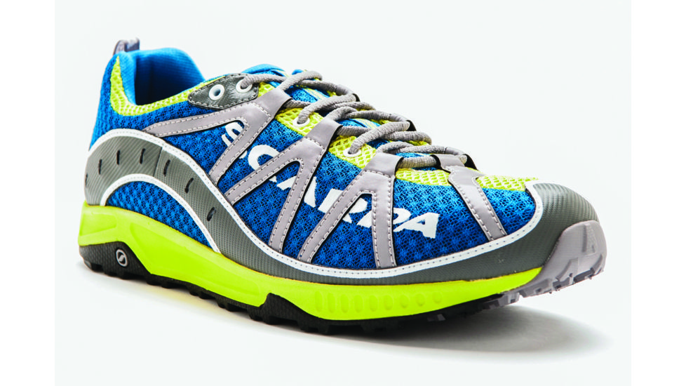 Scarpa Spark Trail Running Shoe - Men's-Ocean/Lime-Medium-42
