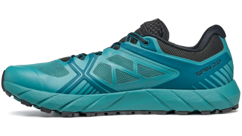 Scarpa Spin 2.0 Trailrunning Shoes - Mens, Azure/Black, 45, 33061/351-AzrBlk-45