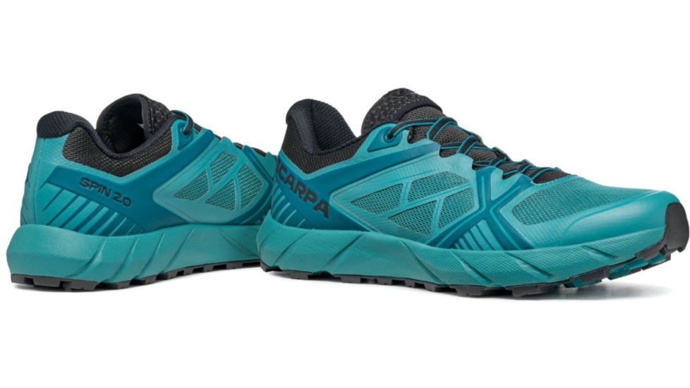 Scarpa Spin 2.0 Trailrunning Shoes - Mens, Azure/Black, 45, 33061/351-AzrBlk-45
