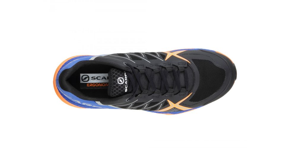 Scarpa Spin RS Trail Running Shoes - Mens, Black/Turkish Sea, Medium, 42.5, 33070/350-BlkTsea-42.5