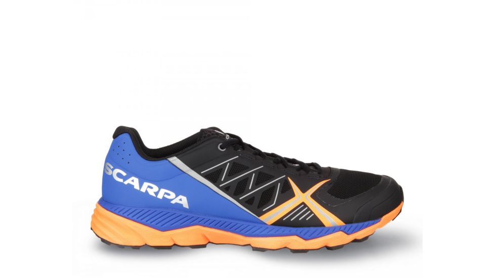 Scarpa Spin RS Trail Running Shoes - Mens, Black/Turkish Sea, Medium, 42.5, 33070/350-BlkTsea-42.5
