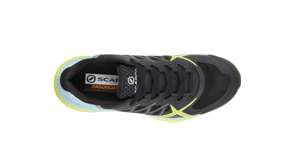 Scarpa Spin RS Trail Running Shoes - Womens, Black/Blue Radiance, Medium, 37, 33070/352-BlkBlurad-37