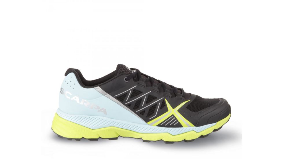 Scarpa Spin RS Trail Running Shoes - Womens, Black/Blue Radiance, Medium, 37, 33070/352-BlkBlurad-37