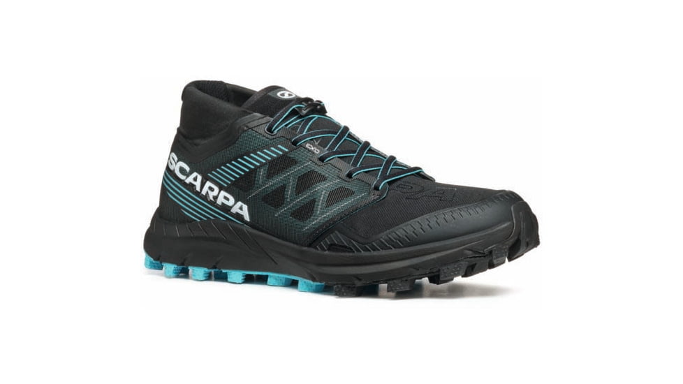 Scarpa Spin ST Training Shoes- Mens, Black/Azure, 43, 33064/351-BlkAzr-43