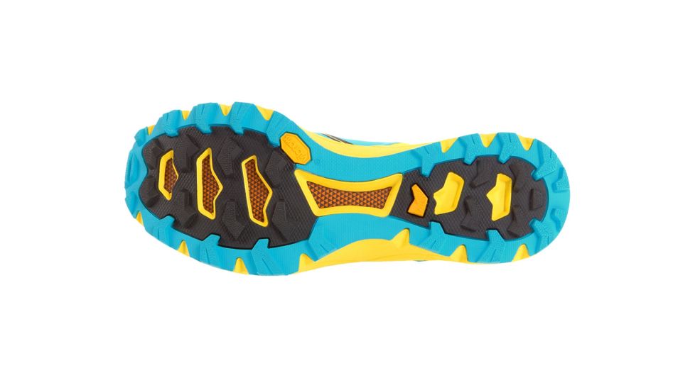 Scarpa Spin Trail Running Shoe - Womens, Scuba Blue/Lemon, 37.5, 33060/352-SbluLem-37.5