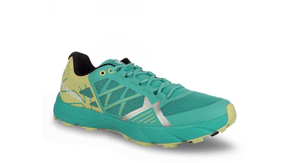 Scarpa Spin Trail Running Shoes - Womens, Waterfall/Light Lime, Medium, 38, 33060/352-WfalLtlim-38