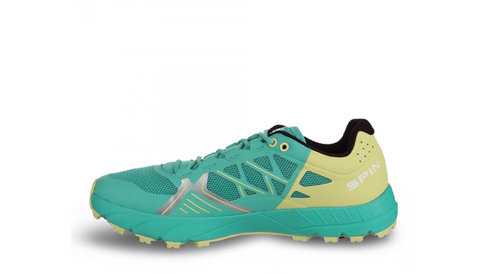 Scarpa Spin Trail Running Shoes - Womens, Waterfall/Light Lime, Medium, 38, 33060/352-WfalLtlim-38