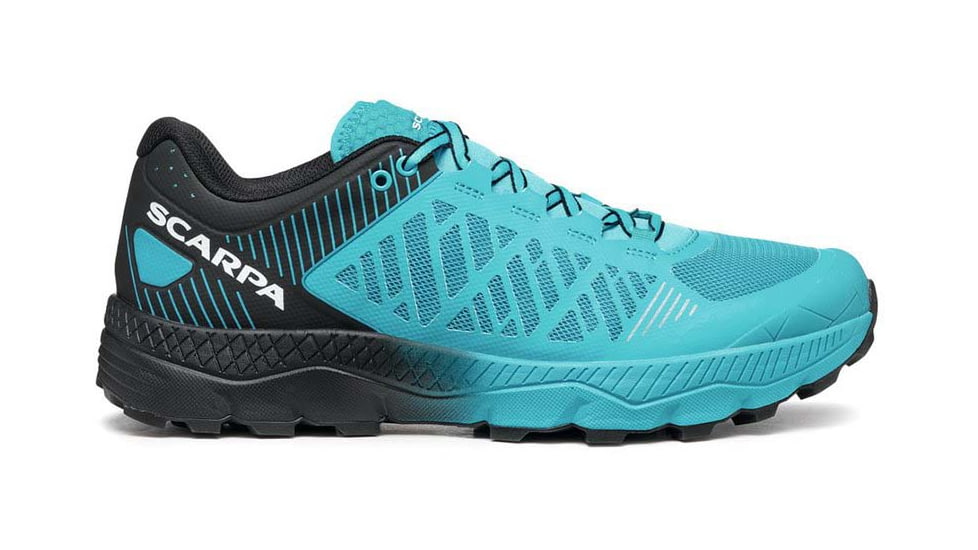 Scarpa Spin Ultra Trailrunning Shoes - Men's, Azure/Black, 48, 33069/350-AzrBlk-48