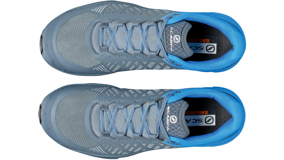 Scarpa Spin Ultra Trailrunning Shoes - Mens, Iron Grey/Vivid Blue, 45 EU, 33072/350-IgryVblu-45
