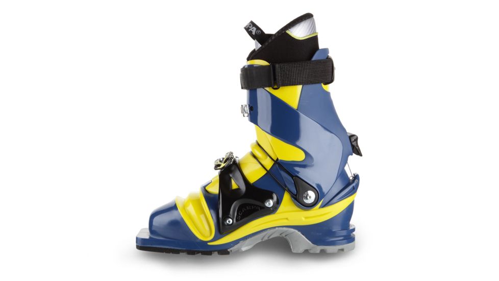 Scarpa T2 Eco Telemark Boots - Mens, True Blue/Acid Green, 25, 12211/501.3-TblAgrn-25.0