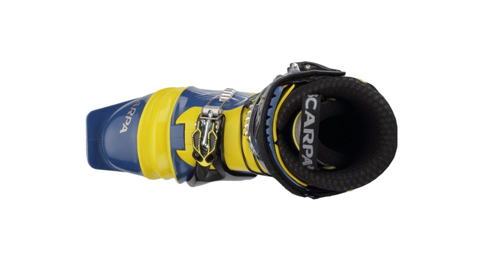 Scarpa T2 Eco Telemark Boots - Mens, True Blue/Acid Green, 25, 12211/501.3-TblAgrn-25.0