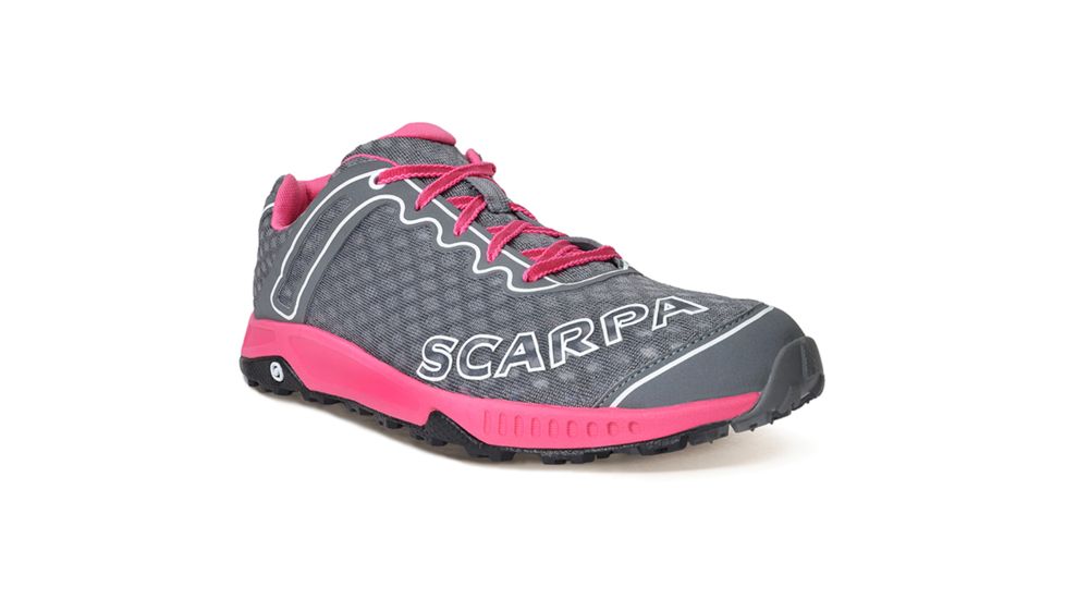 Scarpa Tru Trail Running Shoe - Womens-Grey/Pink-Medium-37