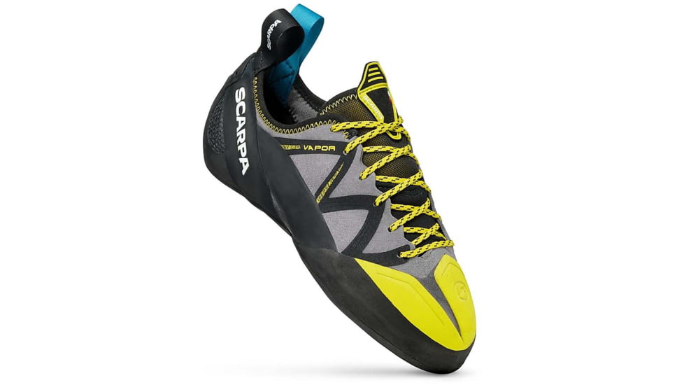 Scarpa Vapor Climbing Shoes - Mens, Smoke/Yellow, 39, 70074/000-SmkYel-39