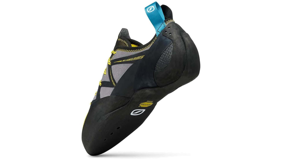 Scarpa Vapor Climbing Shoes - Mens, Smoke/Yellow, 39, 70074/000-SmkYel-39