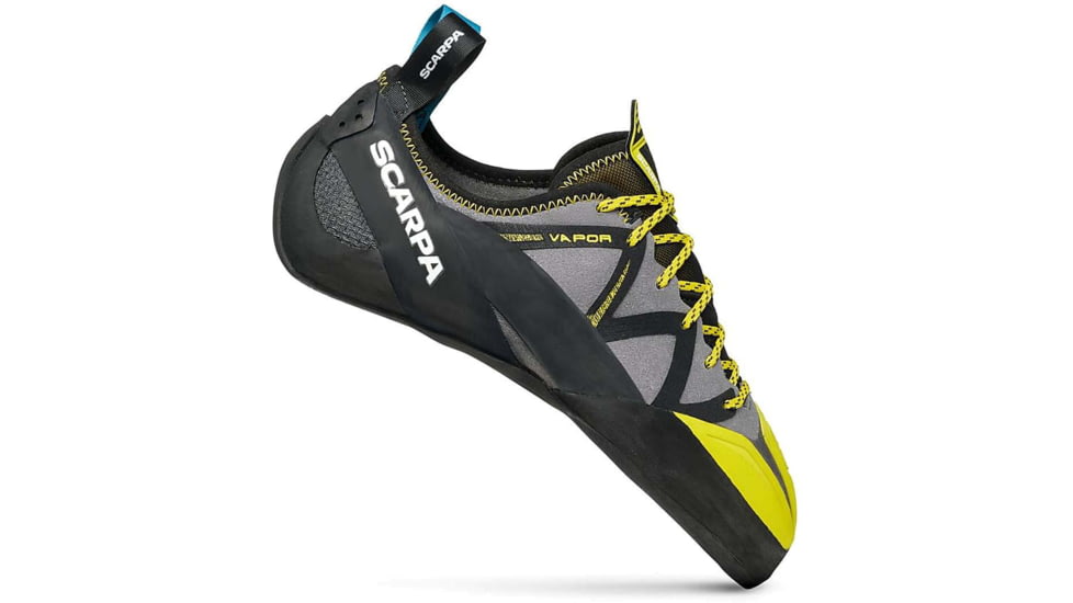 Scarpa Vapor Climbing Shoes - Mens, Smoke/Yellow, 41, 70074/000-SmkYel-41