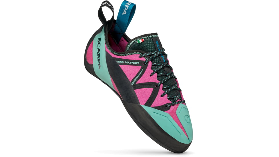 Scarpa Vapor Climbing Shoes - Womens, Dahlia/Maldive, 40.5, 70061/002-DalMal-40.5