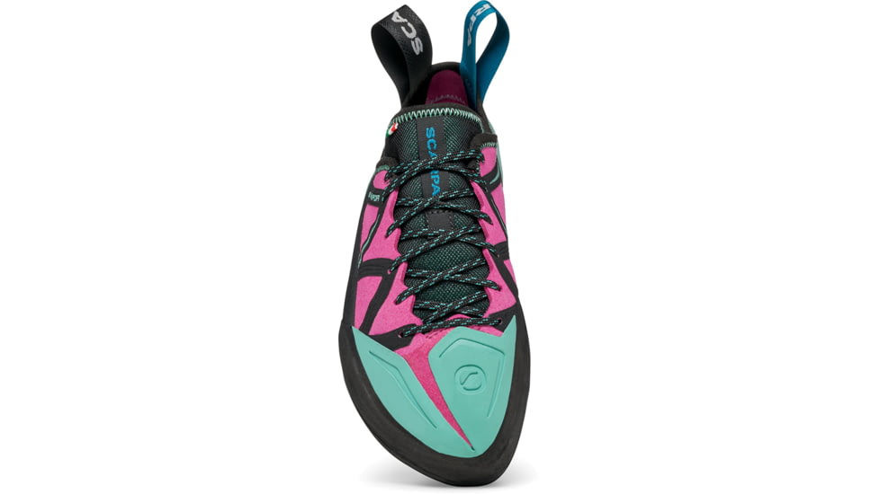 Scarpa Vapor Climbing Shoes - Womens, Dahlia/Maldive, 40.5, 70061/002-DalMal-40.5