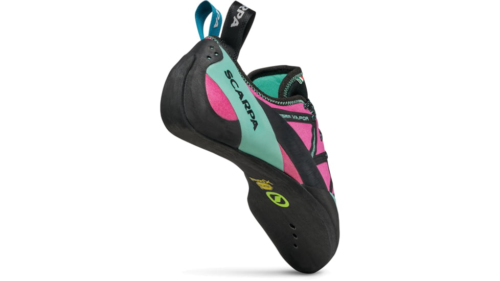 Scarpa Vapor Climbing Shoes - Womens, Dahlia/Maldive, 40.5, 70061/002-DalMal-40.5