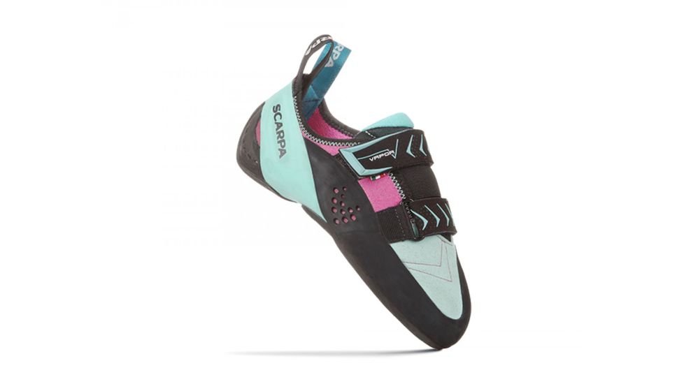 Scarpa Vapor V Climbing Shoes - Womens, Dahlia/Aqua, Medium, 34.5, 70040/002-DalAqua-34.5