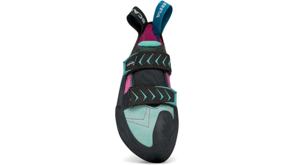 Scarpa Vapor V Climbing Shoes - Womens, Dahlia/Aqua, 38, 70040/002-DalAqua-38