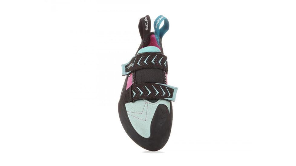Scarpa Vapor V Climbing Shoes - Womens, Dahlia/Aqua, Medium, 34.5, 70040/002-DalAqua-34.5