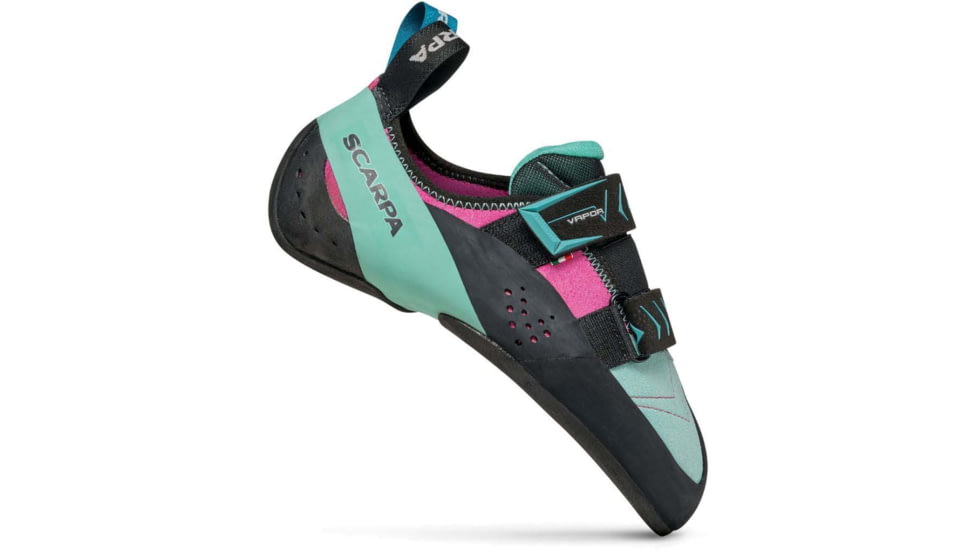 Scarpa Vapor V Climbing Shoes - Women's, Dahlia/Aqua, 35, 70040/002-DalAqua-35