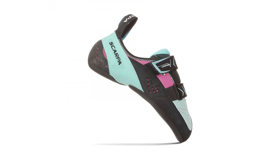 Scarpa Vapor V Climbing Shoes - Women's, Dahlia/Aqua, Medium, 34.5, 70040/002-DalAqua-34.5
