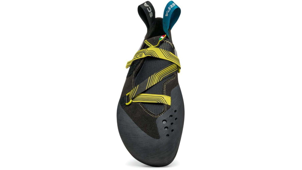Scarpa Veloce Climbing Shoes - Mens, Black/Yellow, 41.5 Euro, 70065/001-BlkYel-41.5